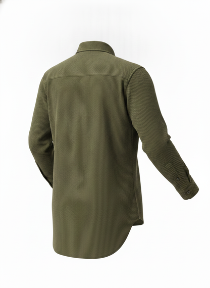 Olive Green Corduroy Long Sleeve