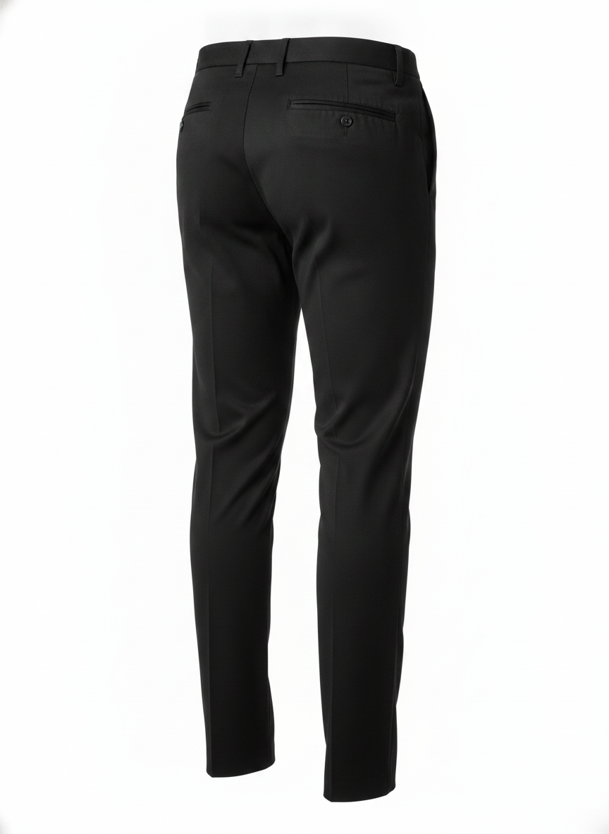 Black Classic Slim Fit Chinos