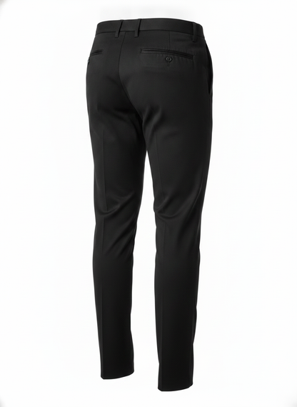Black Classic Slim Fit Chinos