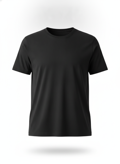 Black Classic Crewneck Tee