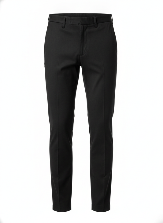 Black Classic Slim Fit Chinos