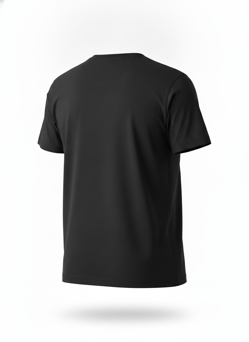 Black Classic Crewneck Tee